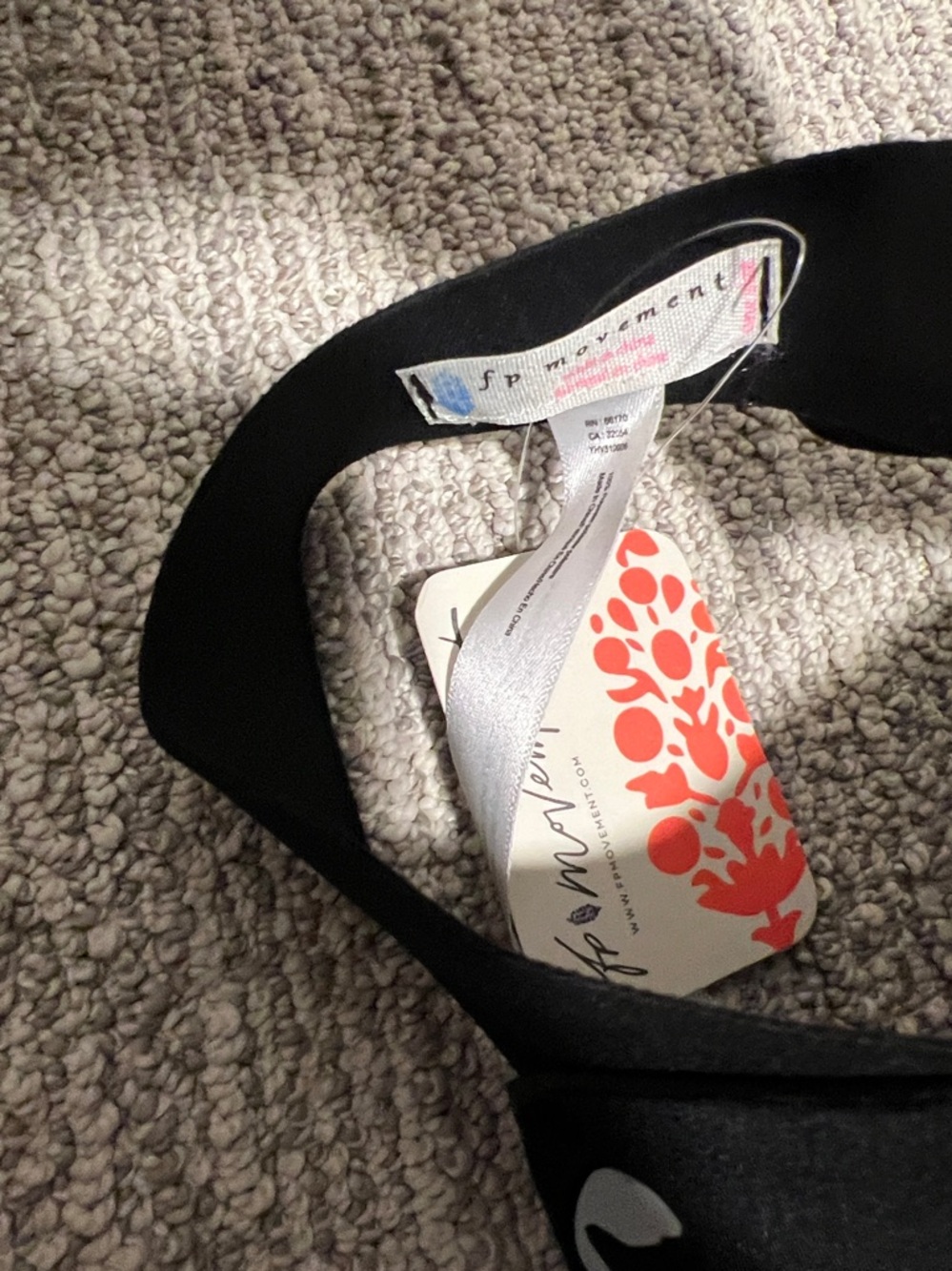 Free People Volley Reflective Visor in Black π - Picture 4 of 4